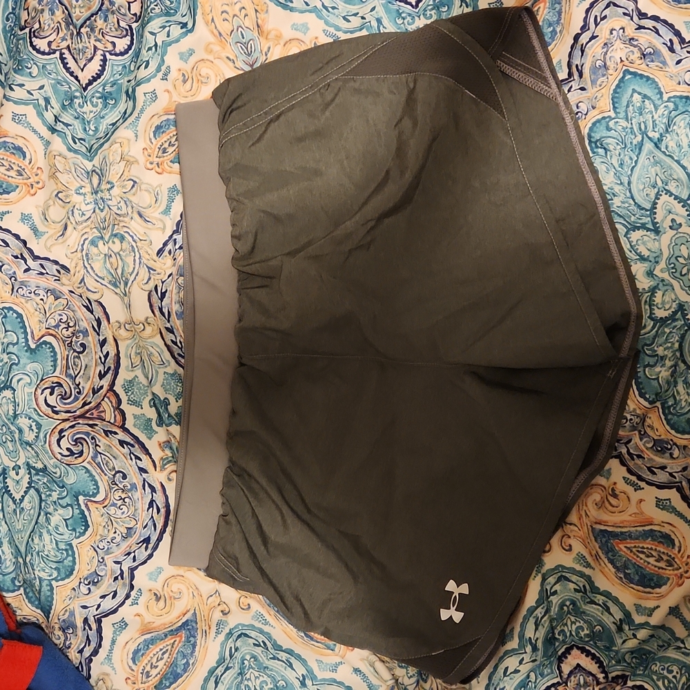 Grey Under Armour athletic shorts